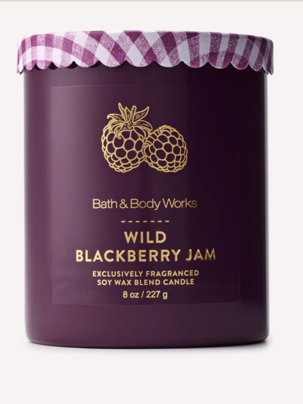 Bath & Body Works Wild Blackberry Jam Single Wick Candle